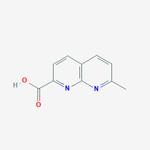 molecular formula C10H8N2O2 B1416637 7-Methyl-1,8-naphthyridine-2-carboxylic acid CAS No. 923689-18-3
