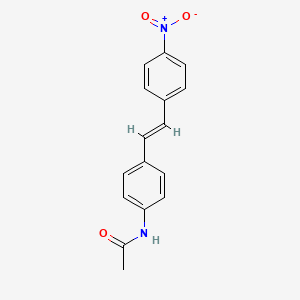 molecular formula C16H14N2O3 B14166391 N-[4-[(E)-2-(4-nitrophenyl)ethenyl]phenyl]acetamide CAS No. 15427-50-6