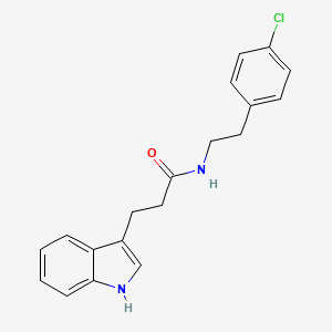 molecular formula C19H19ClN2O B14166397 N-[2-(4-chlorophenyl)ethyl]-3-(1H-indol-3-yl)propanamide CAS No. 852686-15-8