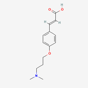 2-Propenoic acid, 3-[4-[3-(dimethylamino)propoxy]phenyl]-, (2E)-