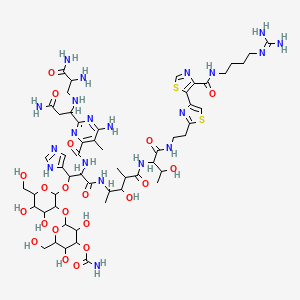 molecular formula C55H84N20O21S2 B14166402 Epibleomycin CAS No. 62624-78-6