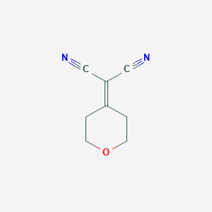 molecular formula C8H8N2O B1416642 2-(Dihydro-2H-pyran-4(3H)-ylidene)malononitrile CAS No. 62702-83-4
