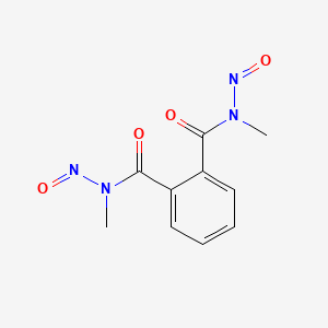 molecular formula C10H10N4O4 B14166452 N,N'-Dimethyl-N,N'-dinitrosophthalamide CAS No. 3851-16-9