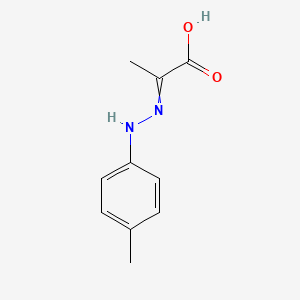 molecular formula C10H12N2O2 B14166513 Propanoic acid, 2-[(4-methylphenyl)hydrazono]- CAS No. 89314-29-4