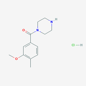 1-(3-Methoxy-4-methylbenzoyl)piperazine hydrochloride