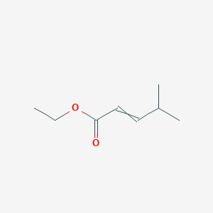 molecular formula C8H14O2 B14166552 Ethyl 4-Methyl-2-Pentenoate CAS No. 2351-97-5