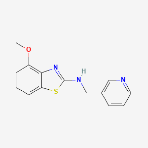 4-methoxy-N-(pyridin-3-ylmethyl)-1,3-benzothiazol-2-amine