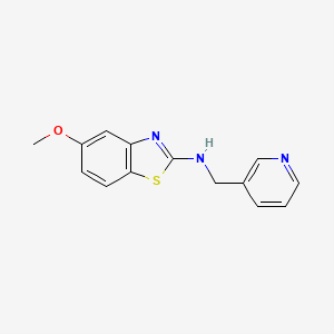 5-methoxy-N-(pyridin-3-ylmethyl)-1,3-benzothiazol-2-amine