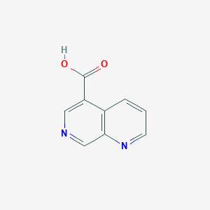 molecular formula C9H6N2O2 B1416663 1,7-Naphthyridine-5-carboxylic acid CAS No. 1019115-06-0
