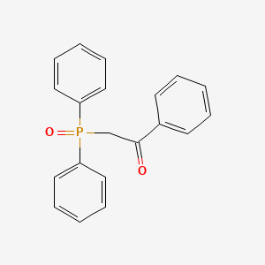 molecular formula C20H17O2P B14166688 Phenacyldiphenylphosphine oxide CAS No. 1733-58-0