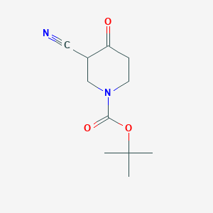 molecular formula C11H16N2O3 B1416671 Tert-butyl 3-cyano-4-oxopiperidine-1-carboxylate CAS No. 914988-10-6