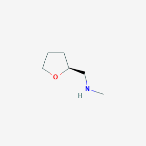 molecular formula C6H13NO B1416672 methyl[(2S)-oxolan-2-ylmethyl]amine CAS No. 1174493-84-5