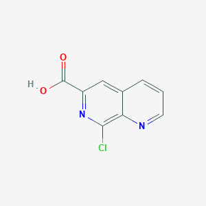 molecular formula C9H5ClN2O2 B1416674 8-Chloro-1,7-naphthyridine-6-carboxylic acid CAS No. 1019111-25-1