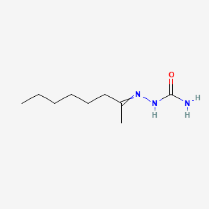 molecular formula C9H19N3O B14166774 (Octan-2-ylideneamino)urea CAS No. 3622-69-3