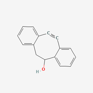 molecular formula C16H12O B1416680 tricyclo[10.4.0.04,9]hexadeca-1(16),4,6,8,12,14-hexaen-10-yn-2-ol CAS No. 1027338-06-2