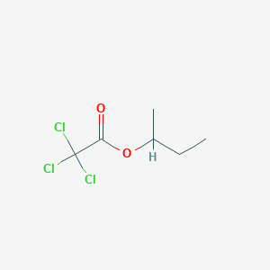 molecular formula C6H9Cl3O2 B14166844 Sec-butyl trichloroacetate CAS No. 4484-80-4