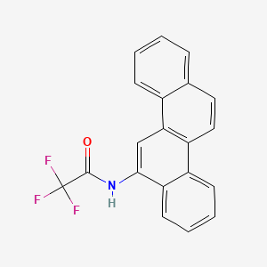 molecular formula C20H12F3NO B14166865 n-(Chrysen-6-yl)-2,2,2-trifluoroacetamide CAS No. 50514-49-3