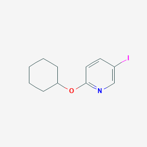 2-Cyclohexyloxy-5-iodopyridine