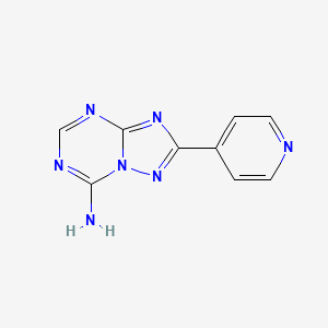 2-(Pyridin-4-yl)-[1,2,4]triazolo[1,5-a][1,3,5]triazin-7-amine