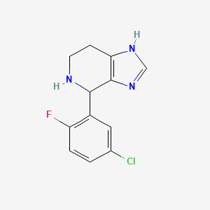 4-(5-chloro-2-fluorophenyl)-4,5,6,7-tetrahydro-3H-imidazo[4,5-c]pyridine