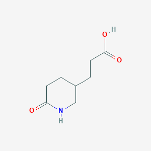 3-(6-Oxopiperidin-3-yl)propanoic acid