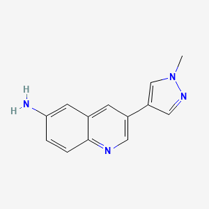 3-(1-methyl-1H-pyrazol-4-yl)quinolin-6-amine