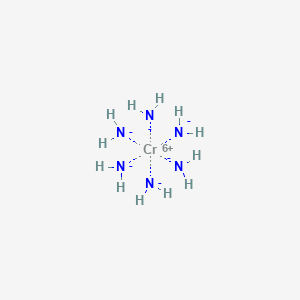 molecular formula CrH12N6 B14167119 Hexaamminechromium trichloride CAS No. 13820-25-2
