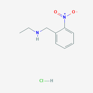 Ethyl[(2-nitrophenyl)methyl]amine hydrochloride