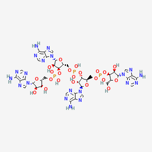 molecular formula C40H49N20O22P3 B14167201 Adenylyl-(3'-5')-adenylyl-(3'-5')-adenylyl-(3'-5')-adenosine CAS No. 4042-12-0