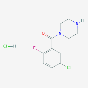 1-(5-Chloro-2-fluorobenzoyl)piperazine hydrochloride