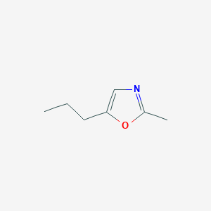 molecular formula C7H11NO B14167241 2-Methyl-5-propyloxazole CAS No. 80935-99-5