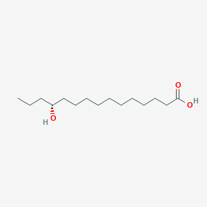 molecular formula C15H30O3 B14167275 (12R)-12-Hydroxypentadecanoic acid CAS No. 923565-17-7