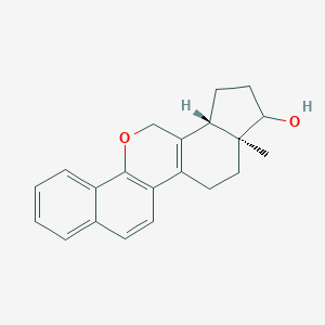 molecular formula C21H22O2 B141673 Botbo CAS No. 131077-42-4