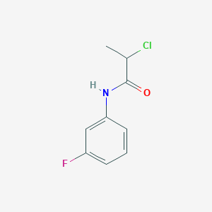 molecular formula C9H9ClFNO B1416730 2-chloro-N-(3-fluorophenyl)propanamide CAS No. 941400-35-7