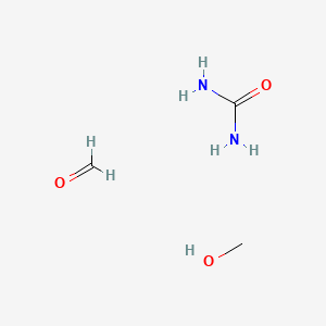 molecular formula C3H10N2O3 B14167305 Formaldehyde;methanol;urea CAS No. 37999-54-5