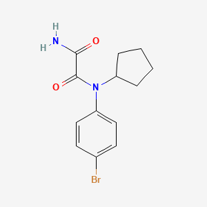 molecular formula C13H15BrN2O2 B14167306 N~1~-(4-Bromophenyl)-N~1~-cyclopentylethanediamide CAS No. 5379-55-5