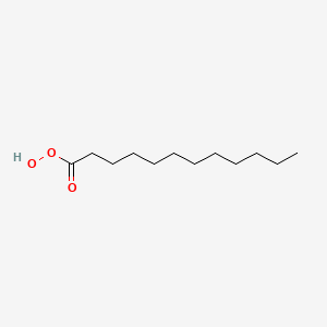 molecular formula C12H24O3 B14167320 Dodecaneperoxoic acid CAS No. 2388-12-7