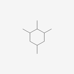 molecular formula C10H20 B14167328 1,2,3,5-Tetramethylcyclohexane CAS No. 3726-36-1