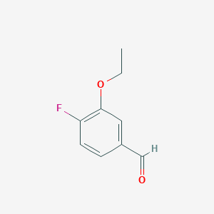 molecular formula C9H9FO2 B1416733 3-Ethoxy-4-fluorobenzaldehyde CAS No. 870837-27-7
