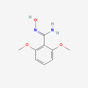 molecular formula C9H12N2O3 B14167394 N-hydroxy-2,6-dimethoxybenzimidamide CAS No. 500024-83-9