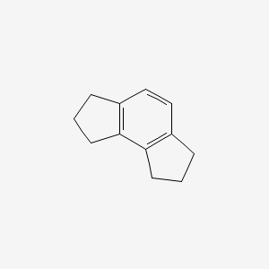 molecular formula C12H14 B14167510 1,2,3,6,7,8-Hexahydro-as-indacene CAS No. 1076-17-1