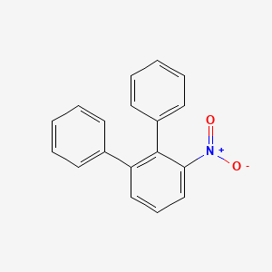 molecular formula C18H13NO2 B14167529 Terphenyl, nitro- CAS No. 86695-75-2
