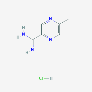 5-Methylpyrazine-2-carboximidamide hydrochloride