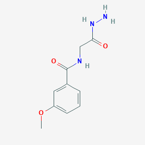 molecular formula C10H13N3O3 B14167531 N-(3-Methoxybenzoyl)glycine hydrazide CAS No. 330470-71-8