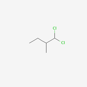 molecular formula C5H10Cl2 B14167567 1,1-Dichloro-2-methylbutane CAS No. 57171-61-6