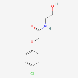 molecular formula C10H12ClNO3 B14167616 2-(4-Chloro-phenoxy)-N-(2-hydroxy-ethyl)-acetamide CAS No. 7462-17-1