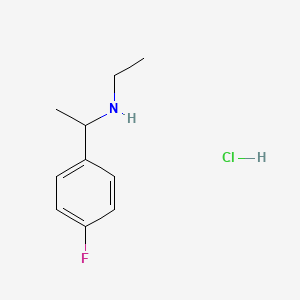 Ethyl[1-(4-fluorophenyl)ethyl]amine hydrochloride