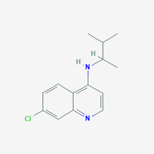 molecular formula C14H17ClN2 B1416767 7-chloro-N-(3-methylbutan-2-yl)quinolin-4-amine CAS No. 1039979-35-5
