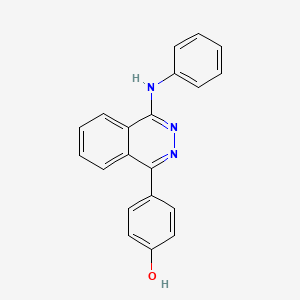 molecular formula C20H15N3O B14167673 4-[4-(Phenylamino)phthalazin-1-yl]phenol CAS No. 488709-00-8