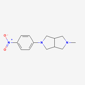 molecular formula C13H17N3O2 B1416769 2-Methyl-5-(4-nitrophenyl)octahydropyrrolo[3,4-c]pyrrole CAS No. 1044764-13-7